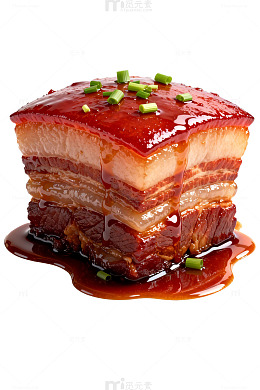 红烧猪肉美食摄影图片