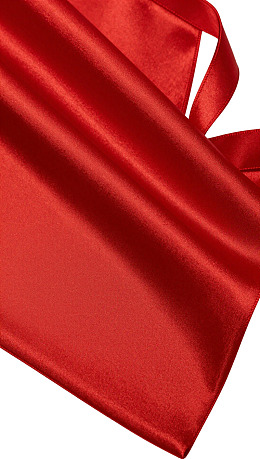 红色丝绸布料特写图片