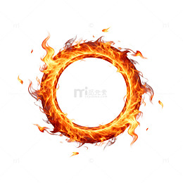 火焰圆环特效图案
