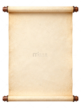 古旧卷轴图片