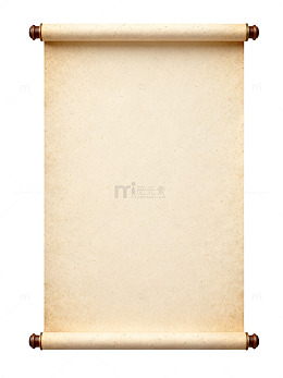 古卷卷轴古代文献素材