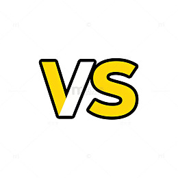 VS对战图标设计元素