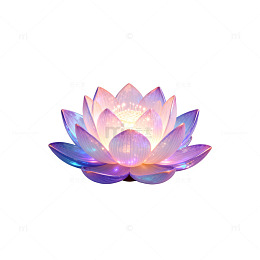 梦幻玻璃莲花灯饰