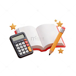 学习用品卡通图标设计素材