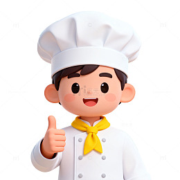 卡通厨师形象设计素材