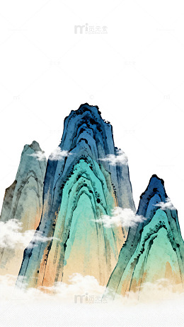 水墨山水中国画装饰画挂画