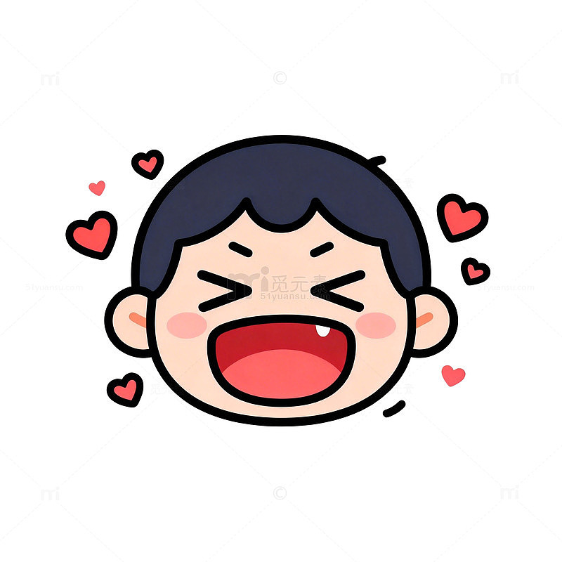 卡通可爱男孩头像表情包