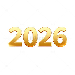 金色新年祝福图案