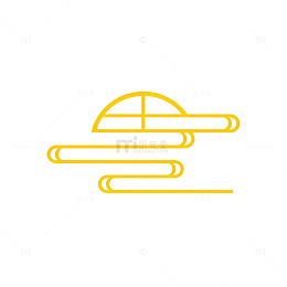 简约UFO飞行图标设计素材