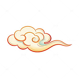 中国风云纹图案装饰元素