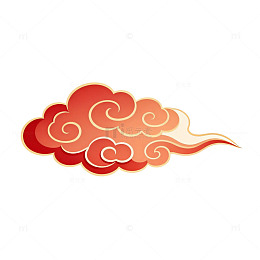 中国风云纹图案装饰元素