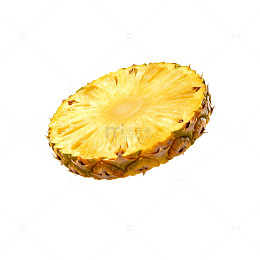 现代风格菠萝截面静物
