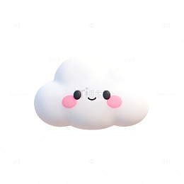 可爱云朵卡通形象
