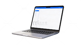 简约风格笔记本电脑展示图