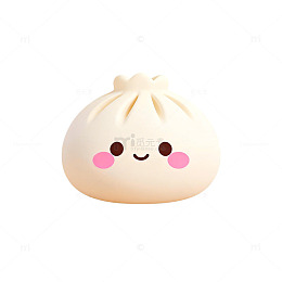 可爱包子表情包卡通形象设计素材