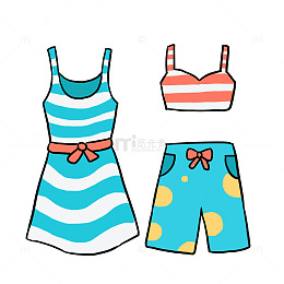 夏天服装服饰元素