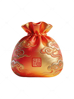红金祥云福袋35