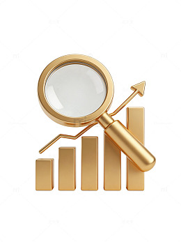 金色放大镜增长图26