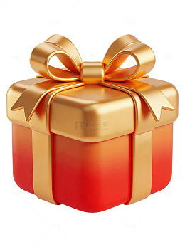 红金渐变礼盒01