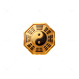 金光八卦符神秘背景