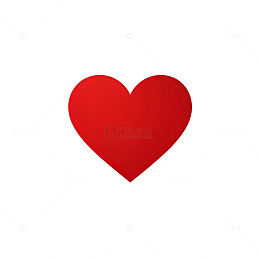 红色心形图标矢量设计元素