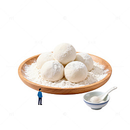 微缩食品汤圆场景设计