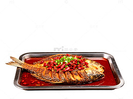 香辣烤鱼美食图片