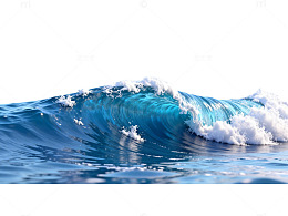 海浪波涛透明背景图