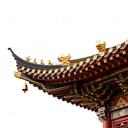 传统中式建筑屋檐细节