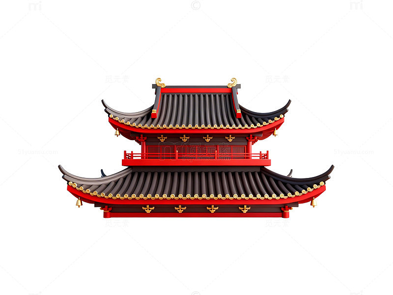 中国传统建筑多层塔楼