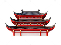 中国传统建筑模型