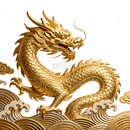 金色龙纹浮雕艺术装饰画