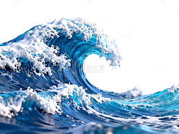 海洋波涛蓝色海浪