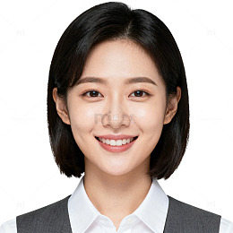 职业女性短发形象照
