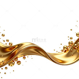 金色流体动态背景设计素材