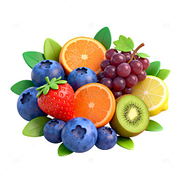 水果插画设计素材