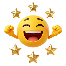 欢乐表情星点缀