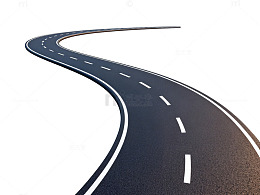 公路弯道图