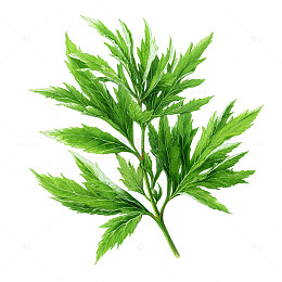 神秘艾草的绿意奇迹