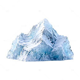 冰山风光冰雪场景装饰素材