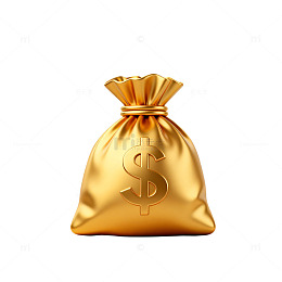 金袋财富象征