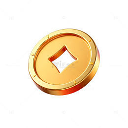 金色硬币图标设计元素