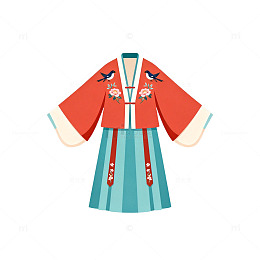 传统汉服插画设计