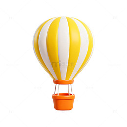 卡通热气球玩具设计图