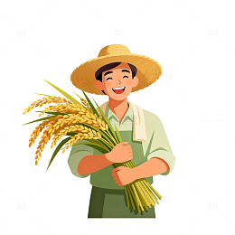 农民丰收插画