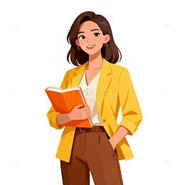 职场女性插画人物素材
