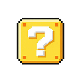像素风格黄色问号方块