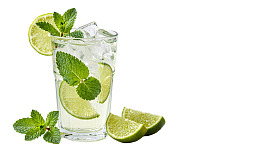 清凉薄荷柠檬饮品图片