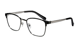 现代简约风格金属框眼镜