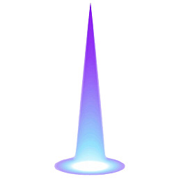 紫色渐变尖锥形光束图片